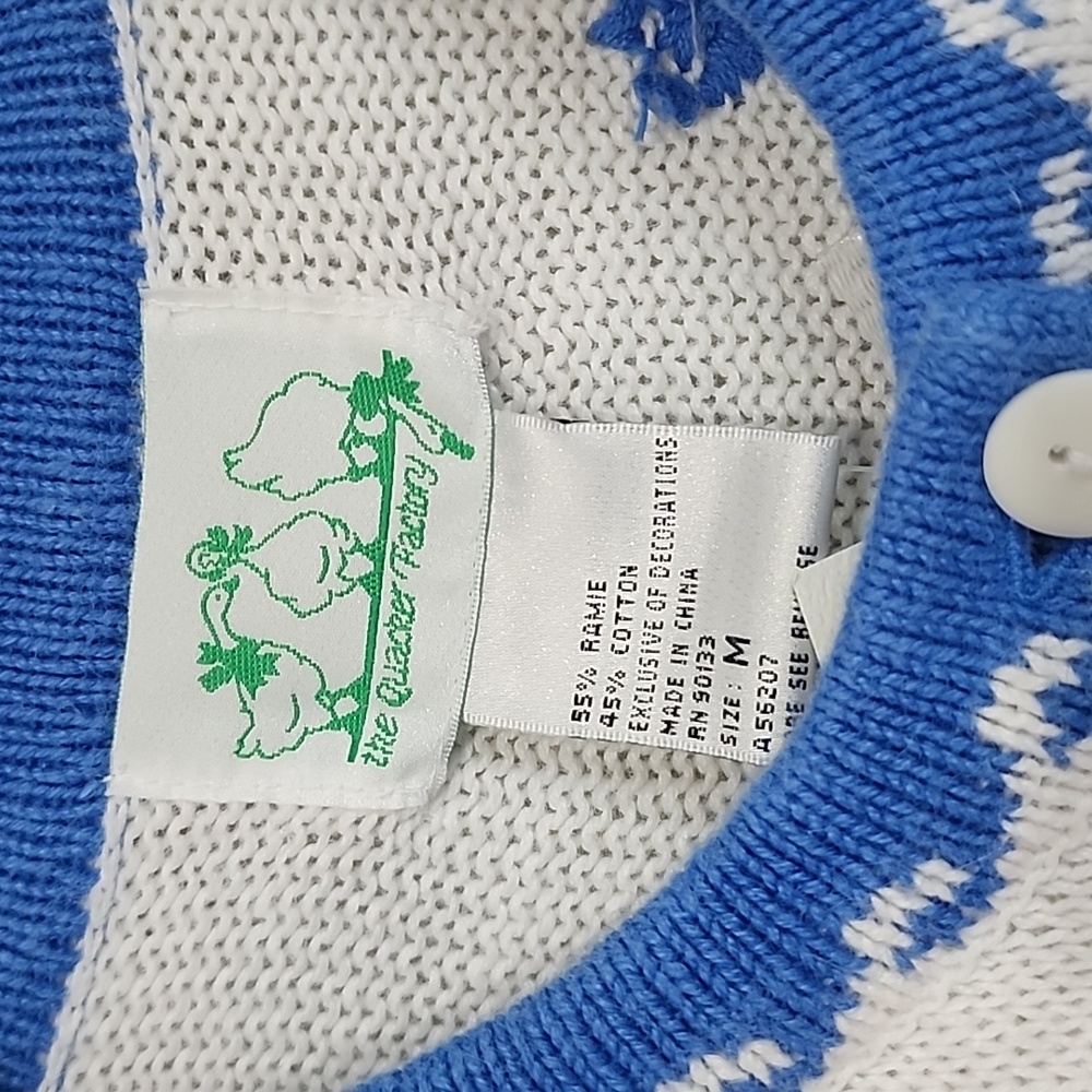 The Quacker Factory Sailboat ⛵️ Sweater New with Tags Women's Size Medium - Picture 2 of 7